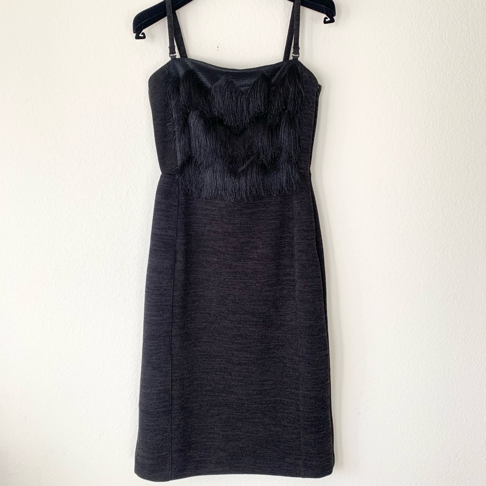 Banana republic tassel body con knit dress